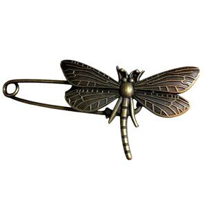 Dragonfly Safety Pin Brooch Craft Bag Backpack Charm Skirt Pin